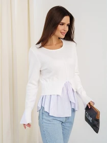 Светри та кардигани ISSA Plus модель WN20-215_white Фото