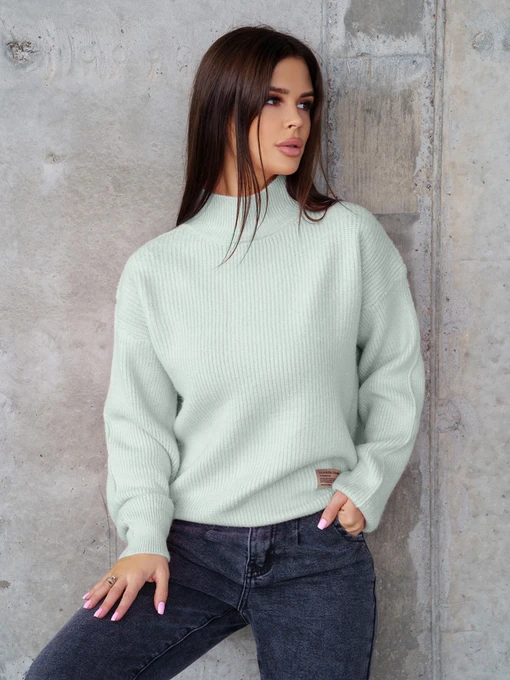 Свитры и кардиганы ISSA Plus модель WN20-322_mint Фото