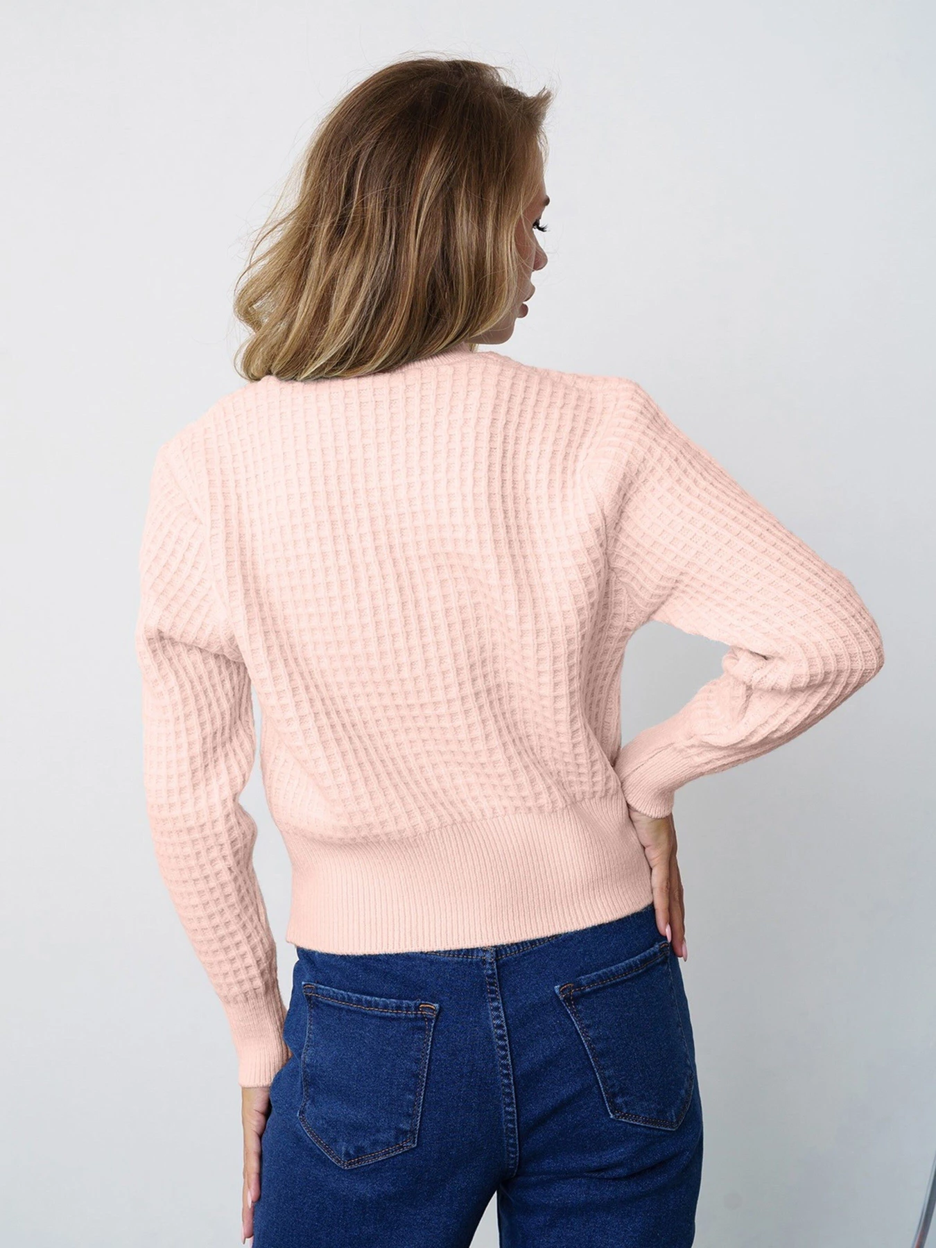 Свитры и кардиганы ISSA Plus модель WN20-323_pink Фото