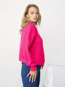 Светри та кардигани ISSA Plus модель WN20-324_raspberry Фото