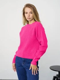 Светри та кардигани ISSA Plus модель WN20-326_raspberry Фото