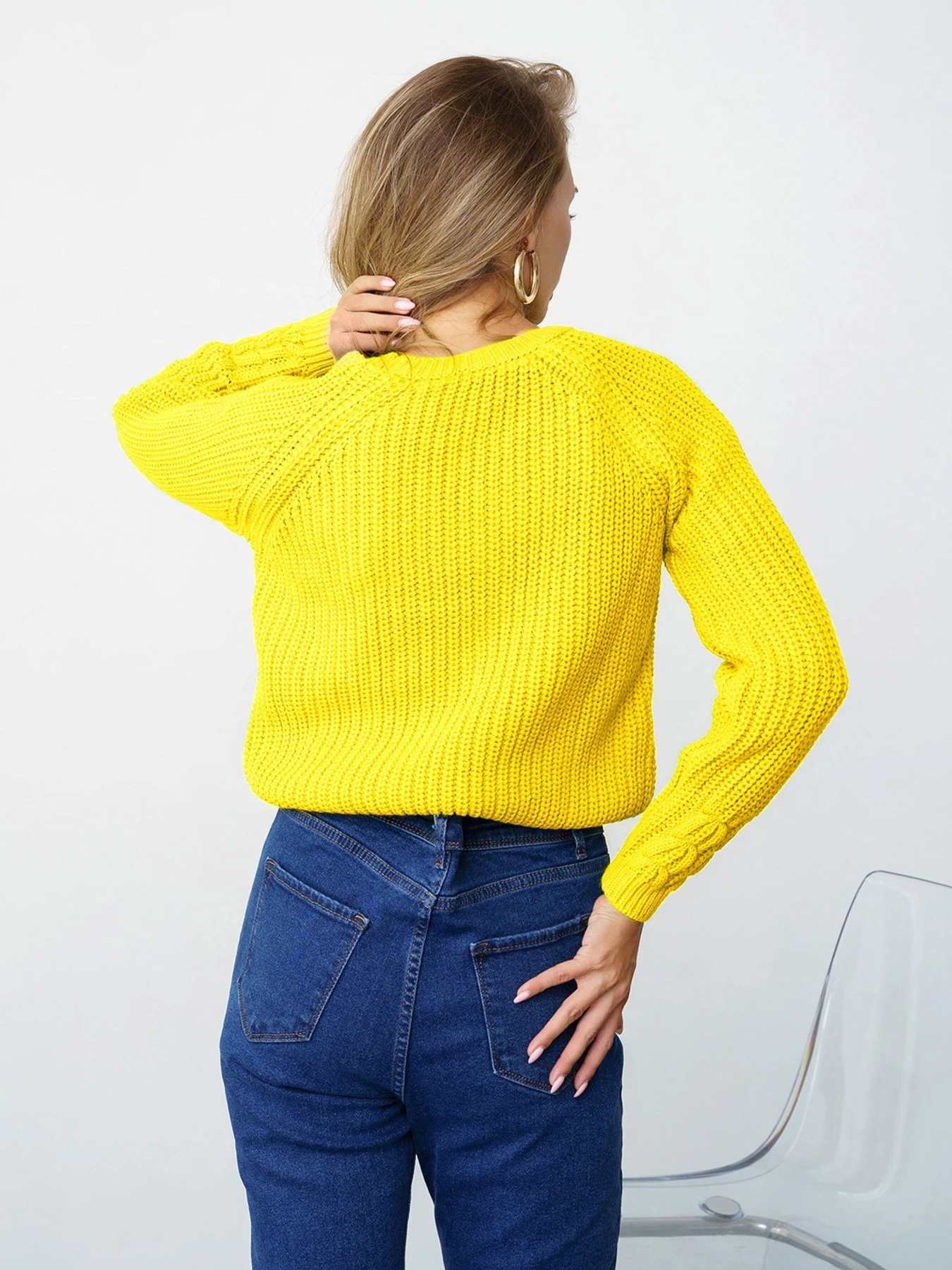 Светри та кардигани ISSA Plus модель WN20-334_yellow Фото