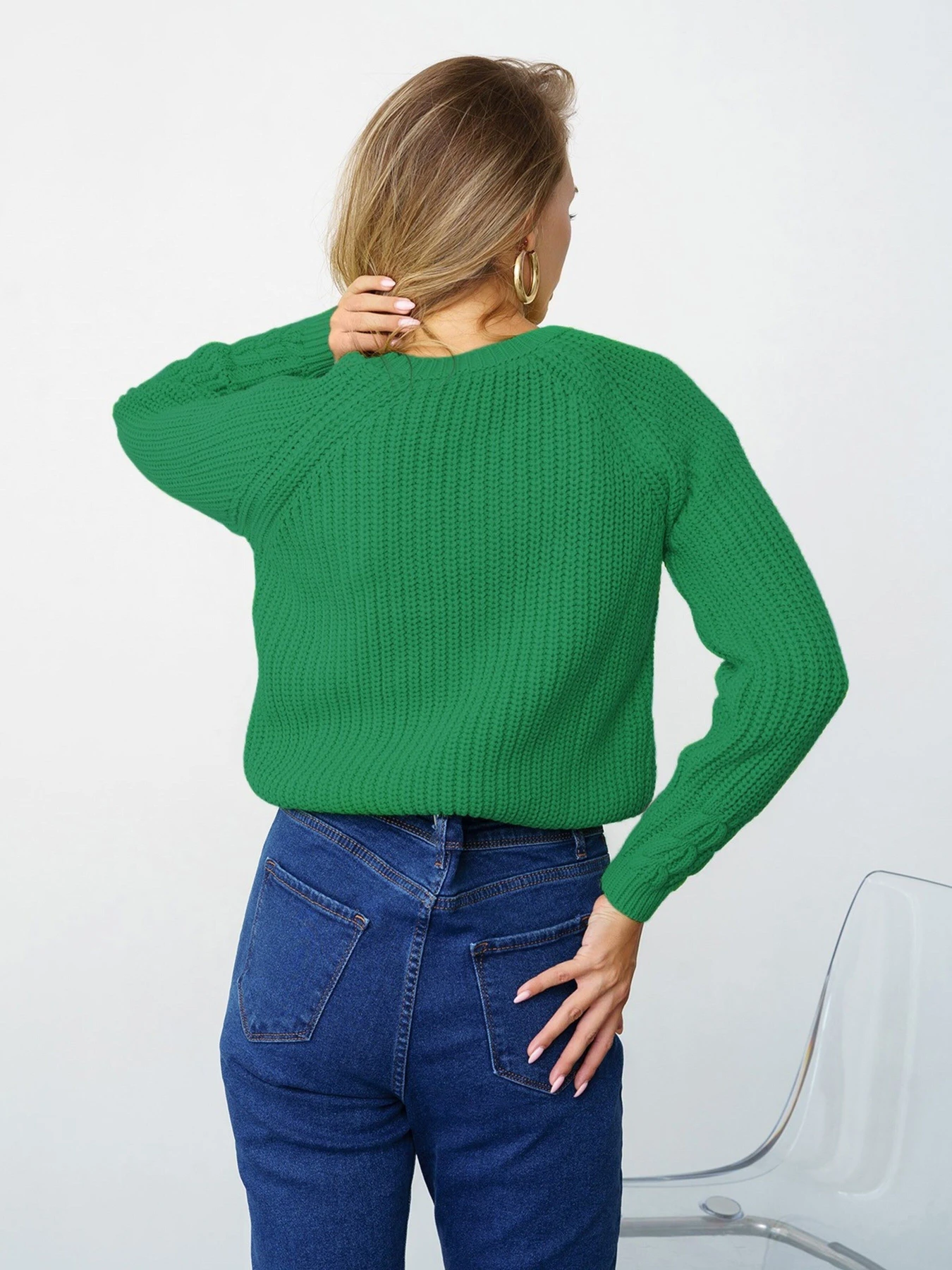 Светри та кардигани ISSA Plus модель WN20-334_green Фото