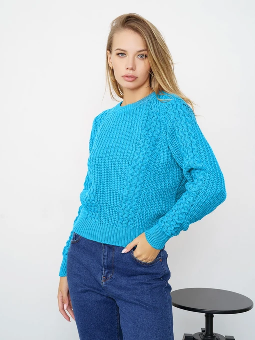 Свитры и кардиганы ISSA Plus модель WN20-337_blue Фото