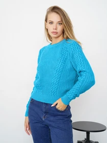 Светри та кардигани ISSA Plus модель WN20-337_blue Фото