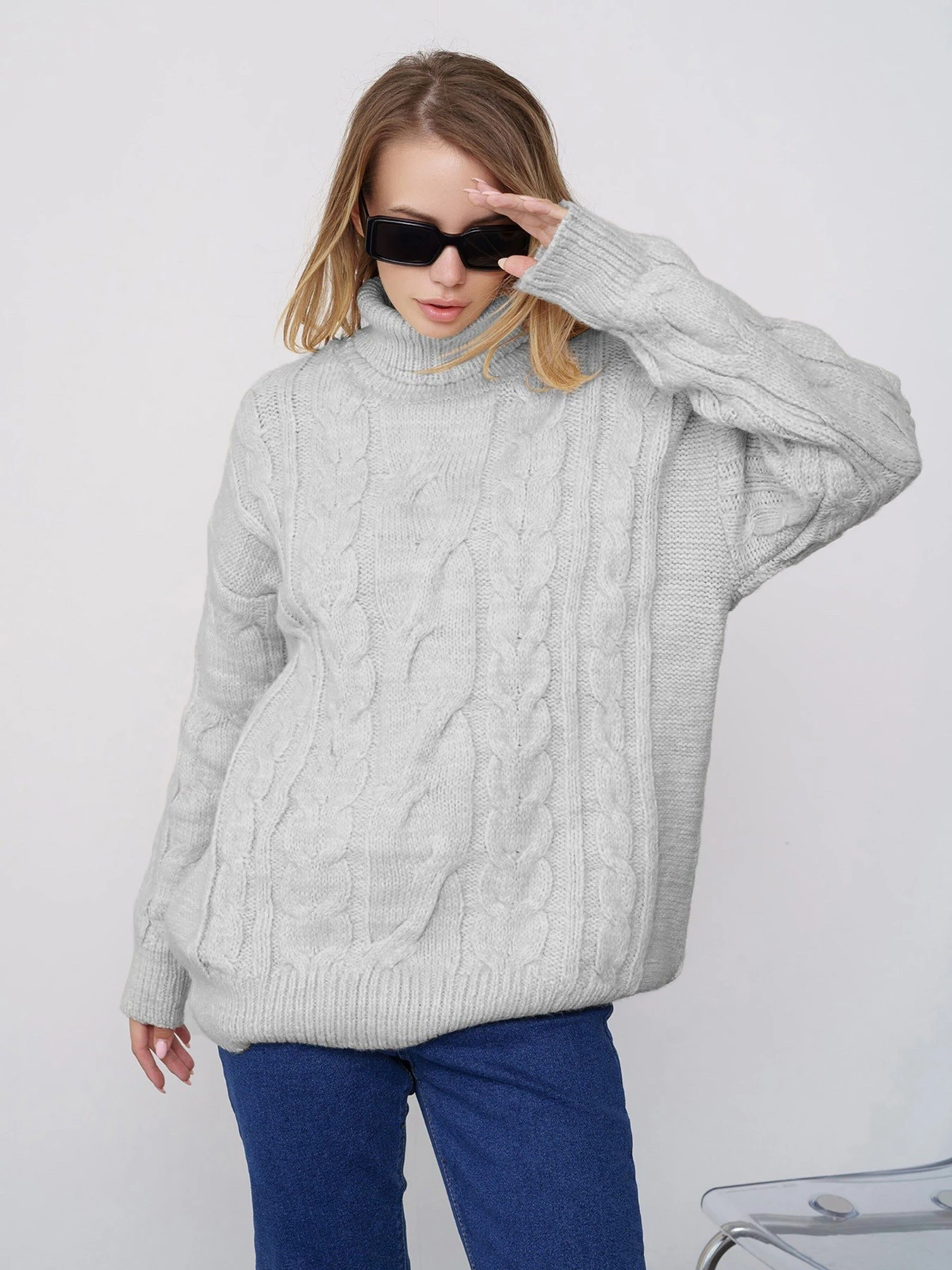 Светри та кардигани ISSA Plus модель WN20-348_grey Фото