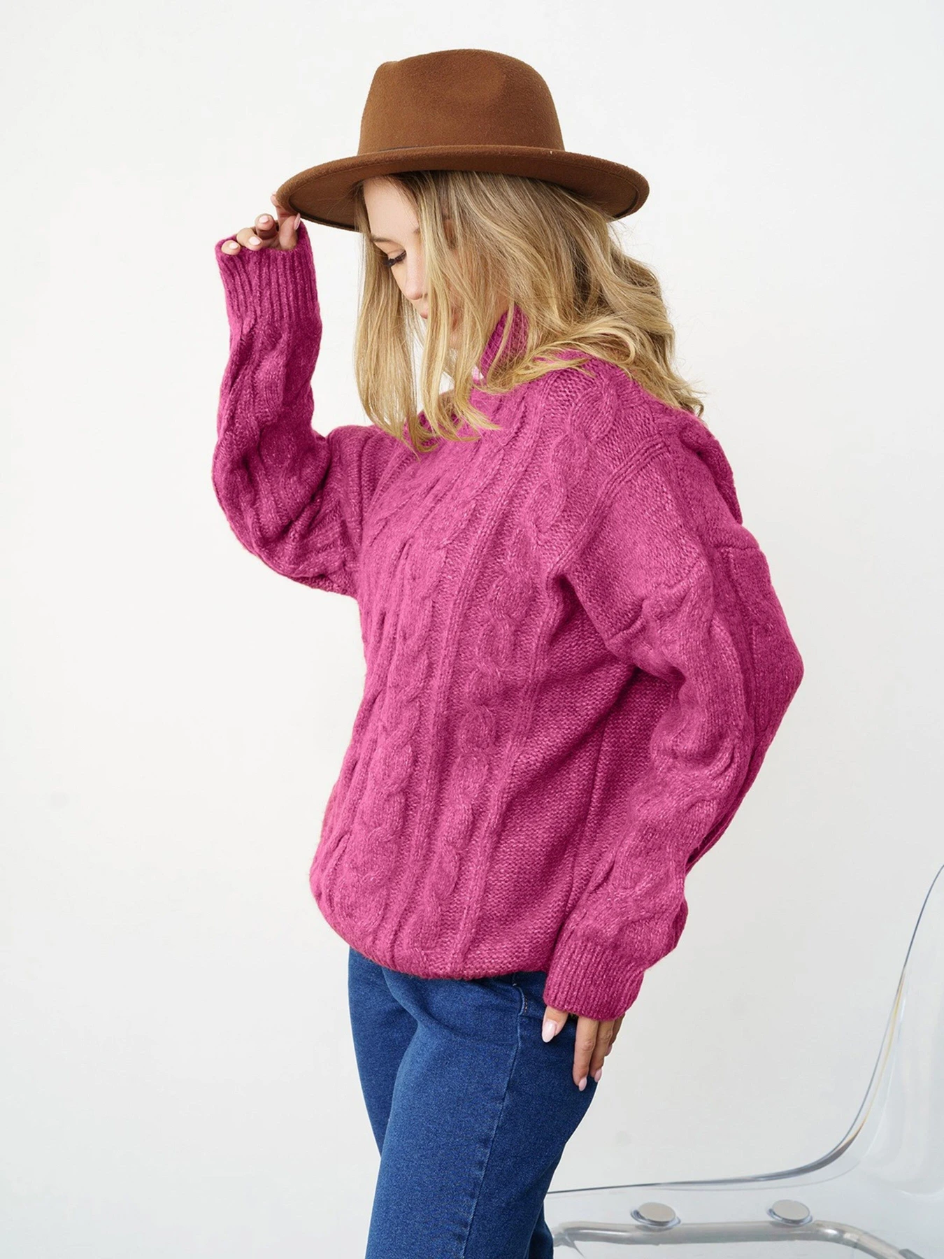 Светри та кардигани ISSA Plus модель WN20-348_purple Фото