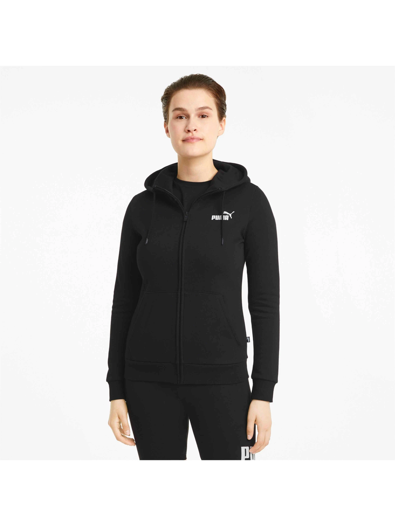 Худи и свитшоты PUMA Ess Full-zip Hoodie модель 586811 Худи и свитшоты PUMA Ess Full-zip Hoodie модель 586811 Фото