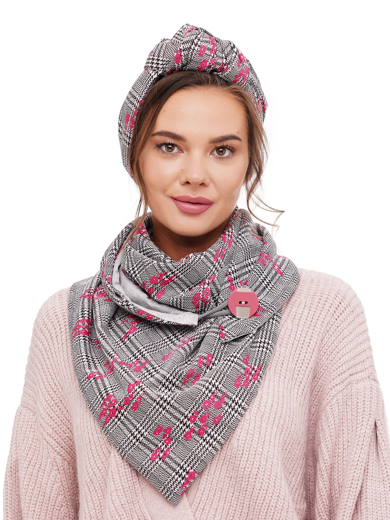 Теплий тюрбан, пов'язка MyScarf модель tb_005 Теплий тюрбан, пов'язка MyScarf модель tb_005 Фото