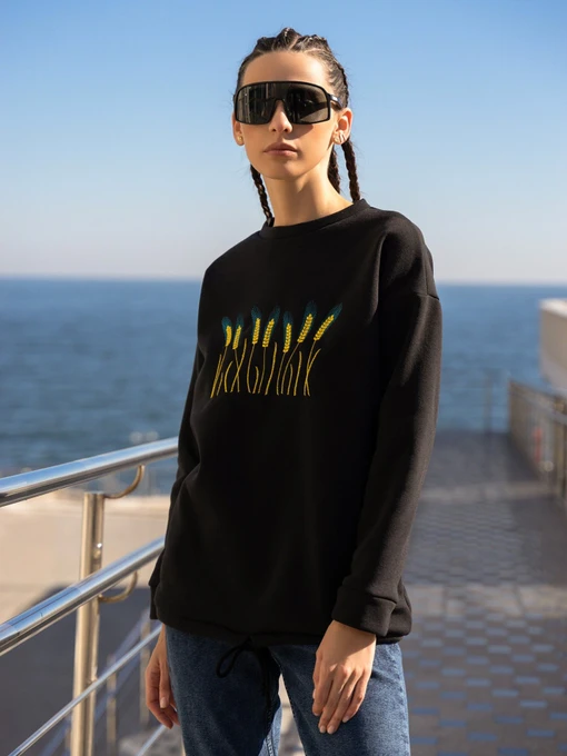 Худи и свитшоты ISSA Plus модель 13600A_black Фото