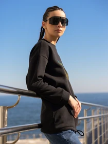 Худи и свитшоты ISSA Plus модель 13600A_black Фото