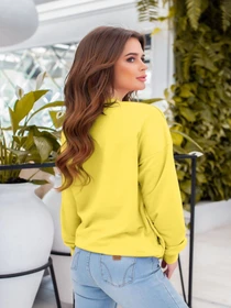 Худі та світшоти ISSA Plus модель 11680_yellow Фото