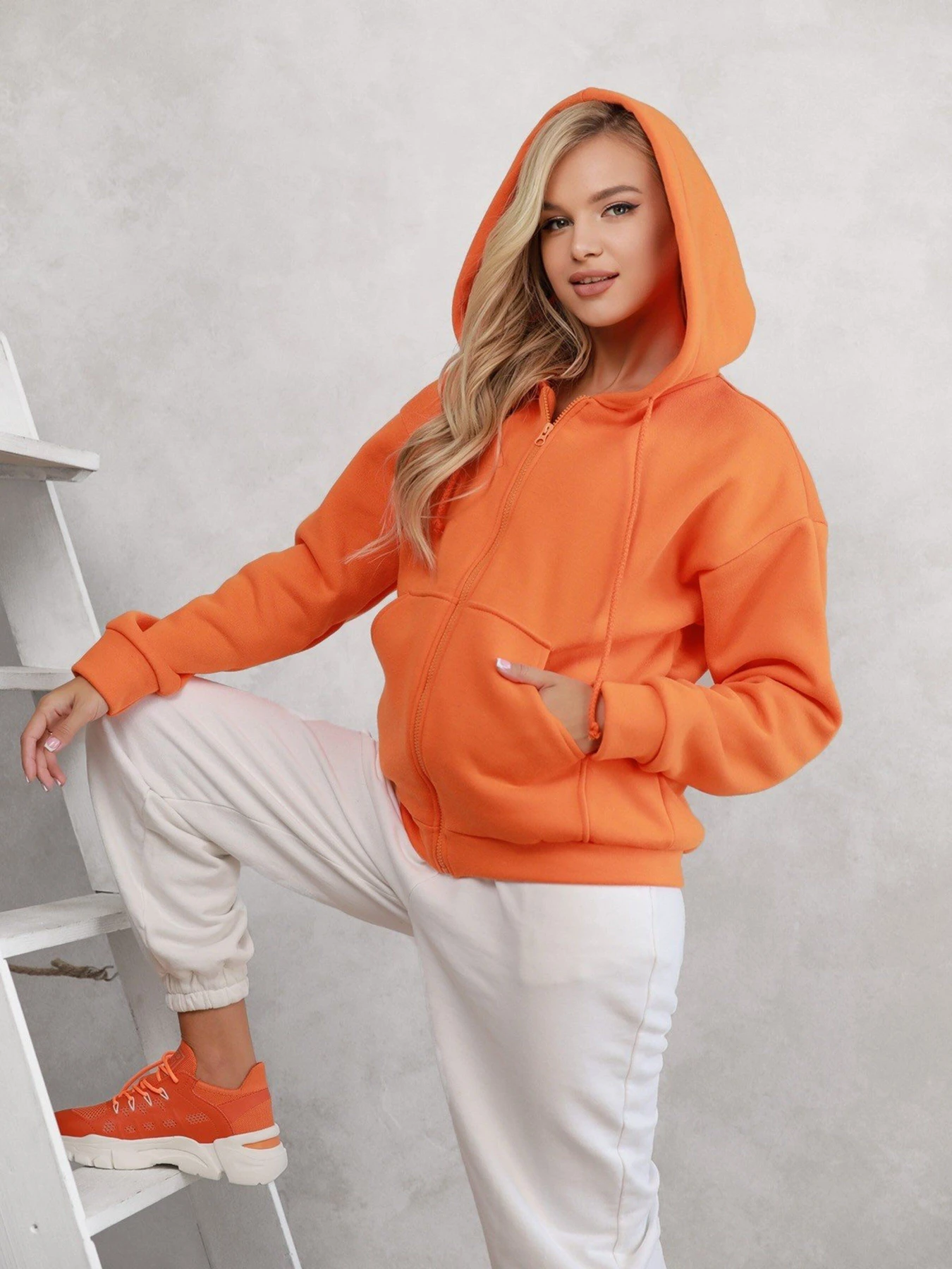 Худи и свитшоты ISSA Plus модель 12294_orange Фото