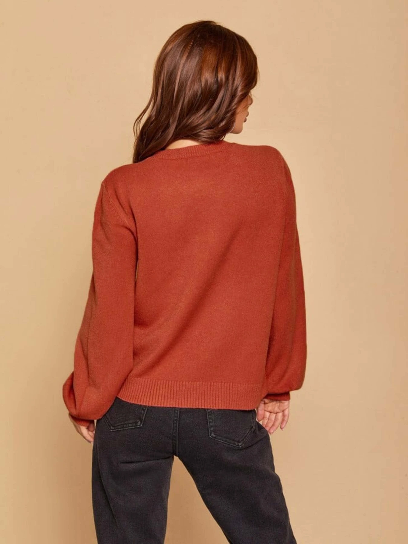 Светри та кардигани ISSA Plus модель WN20-170_terracotta Фото
