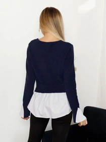 Светри та кардигани ISSA Plus модель WN20-215_darkblue Фото