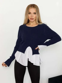 Светри та кардигани ISSA Plus модель WN20-215_darkblue Фото