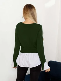 Светри та кардигани ISSA Plus модель WN20-215_khaki Фото