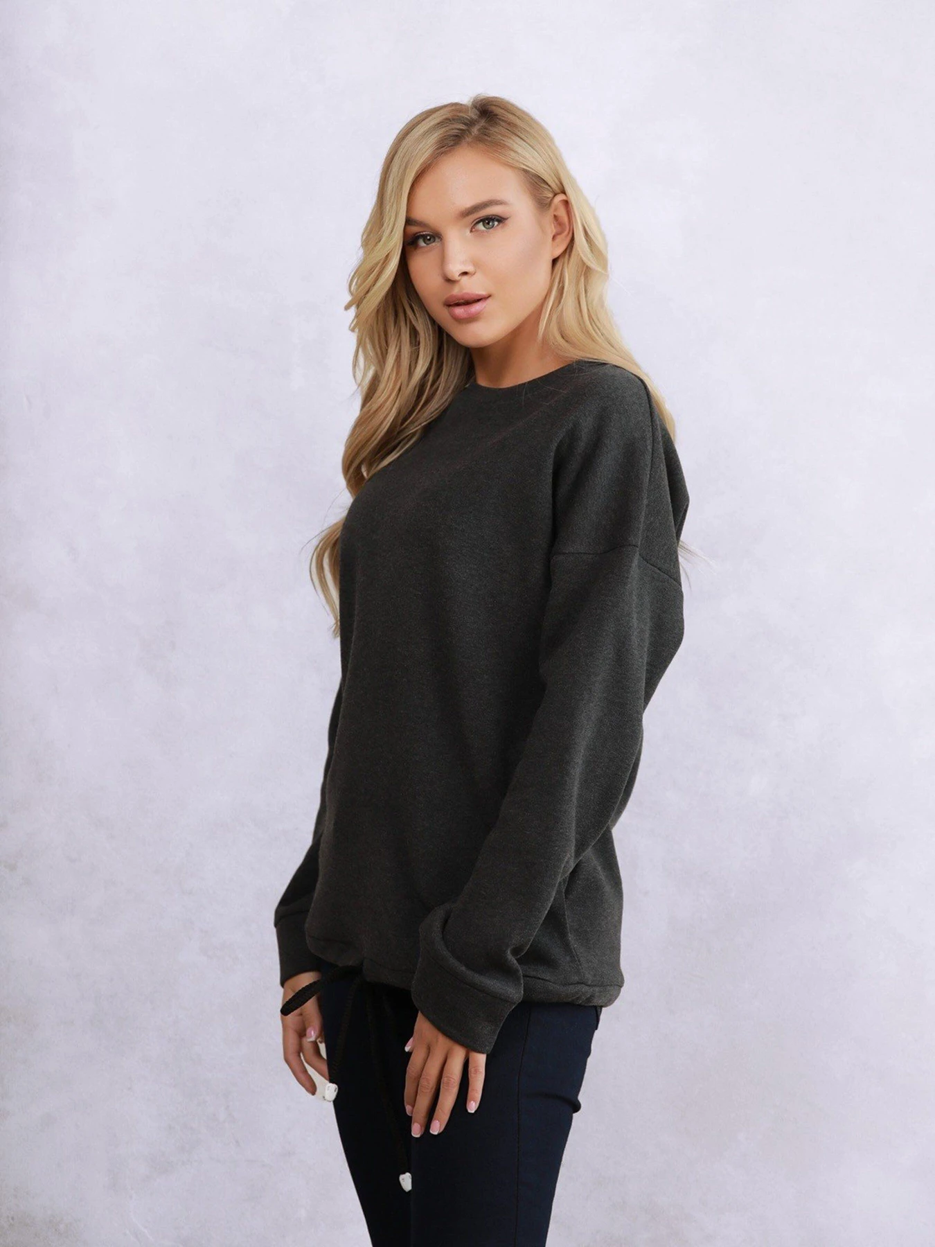Худі та світшоти ISSA Plus модель 12282_darkgray Худі та світшоти ISSA Plus модель 12282_darkgray Фото