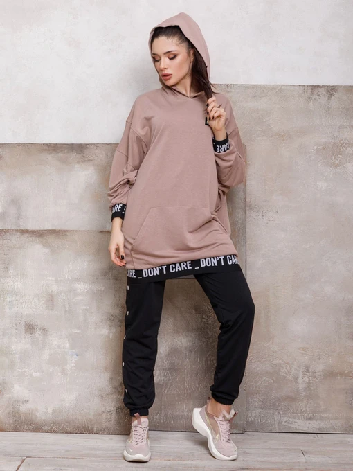 Худи и свитшоты ISSA Plus модель 12430_beige Фото