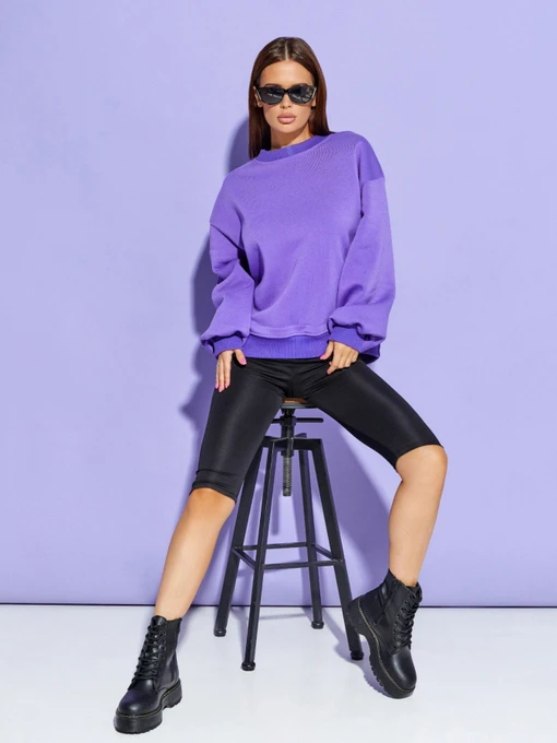 Худи и свитшоты ISSA Plus модель SA-331_purple Фото