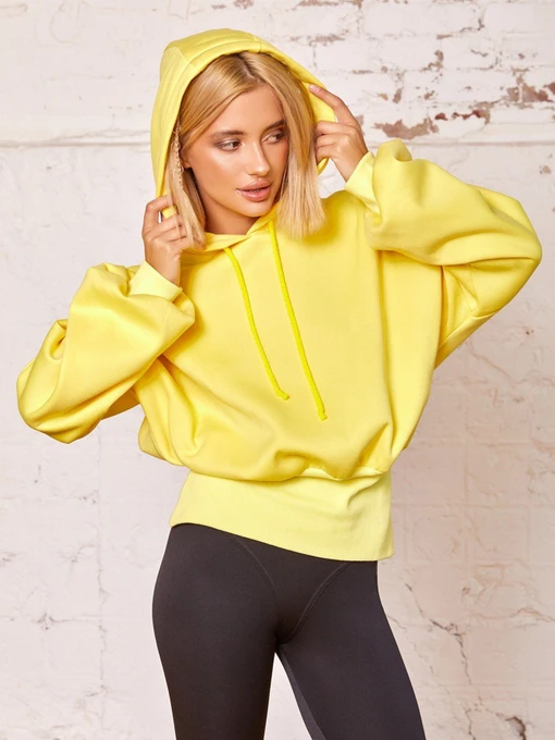 Худи и свитшоты ISSA Plus модель SA-339_yellow Фото
