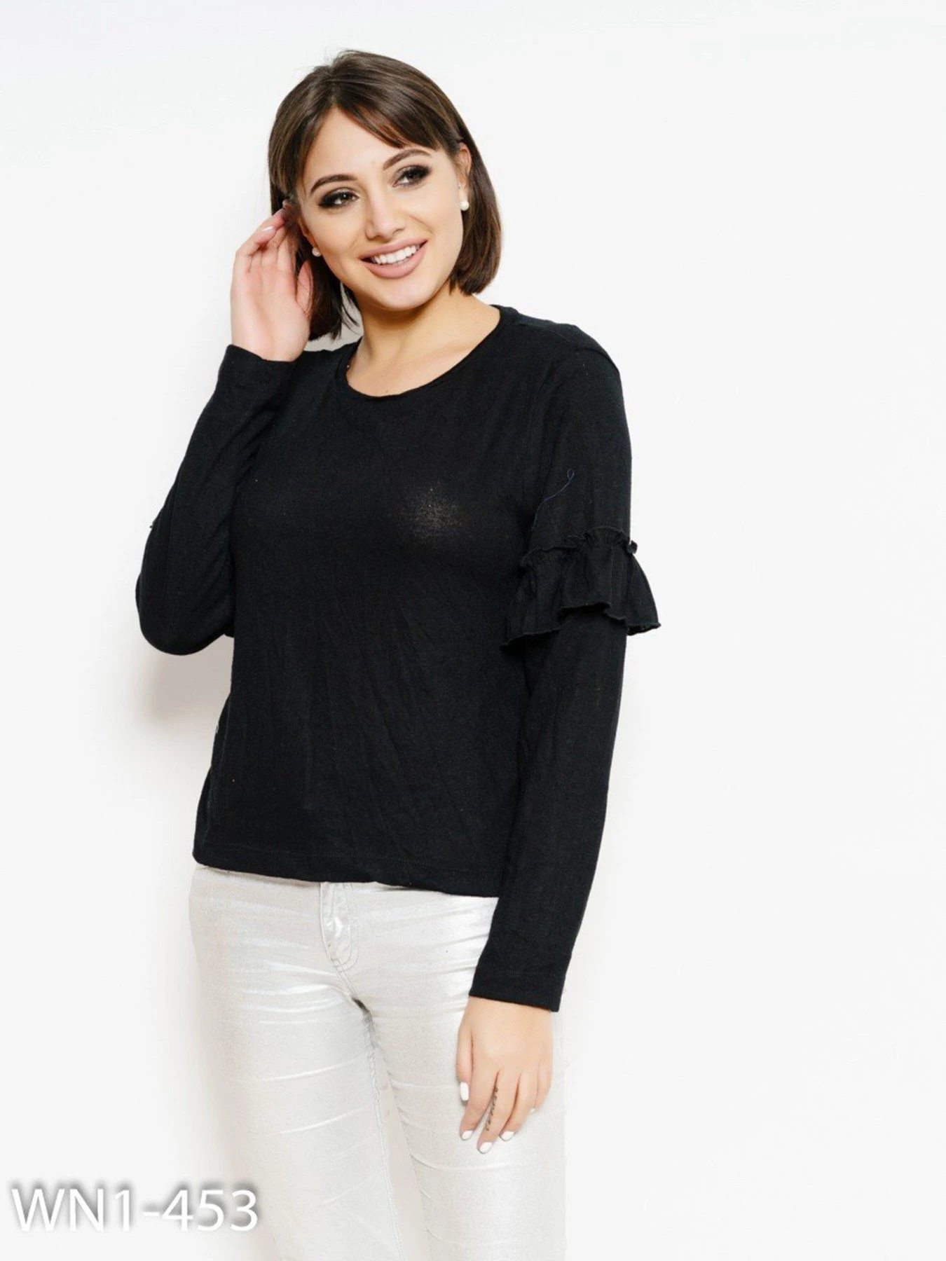 Светри та кардигани ISSA Plus модель WN1-453_black Фото