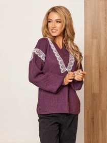 Светри та кардигани ISSA Plus модель WN20-178_purple Фото