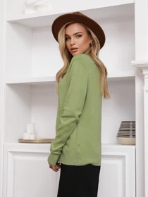Светри та кардигани ISSA Plus модель WN20-46_lightgreen Фото