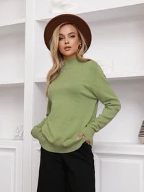 Светри та кардигани ISSA Plus модель WN20-46_lightgreen Фото