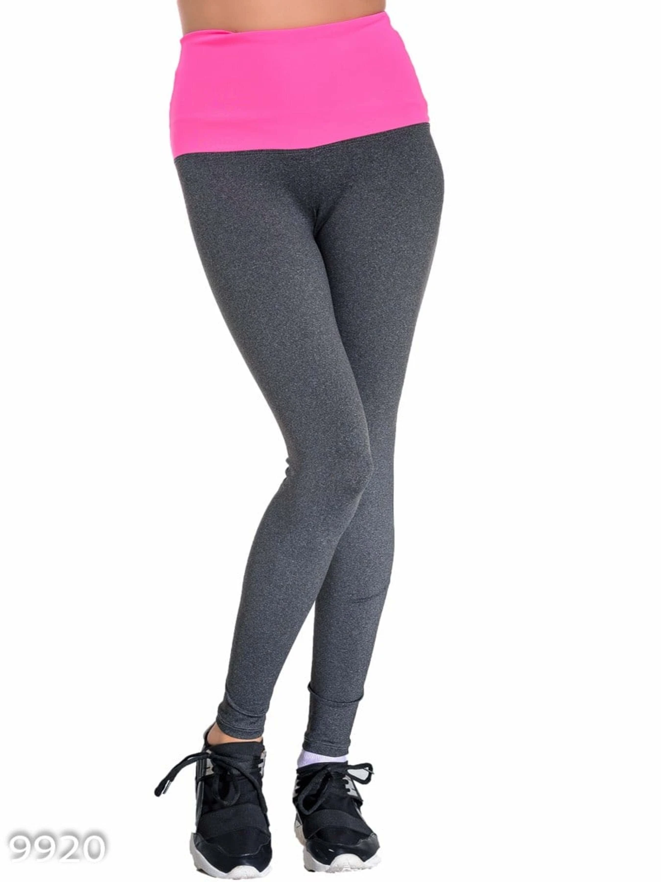 Брюки ISSA Plus модель 9920_greypink Фото