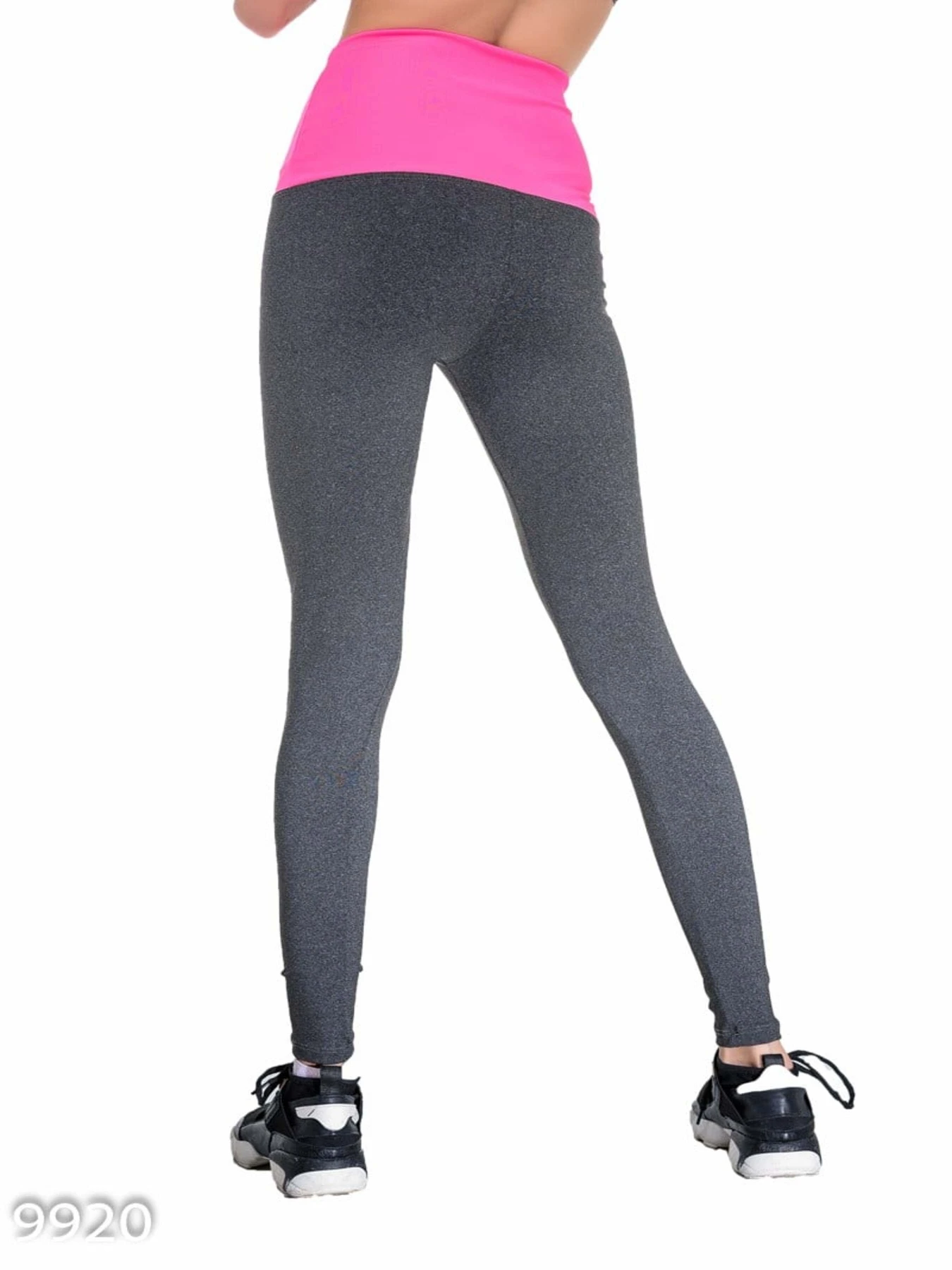 Брюки ISSA Plus модель 9920_greypink Фото
