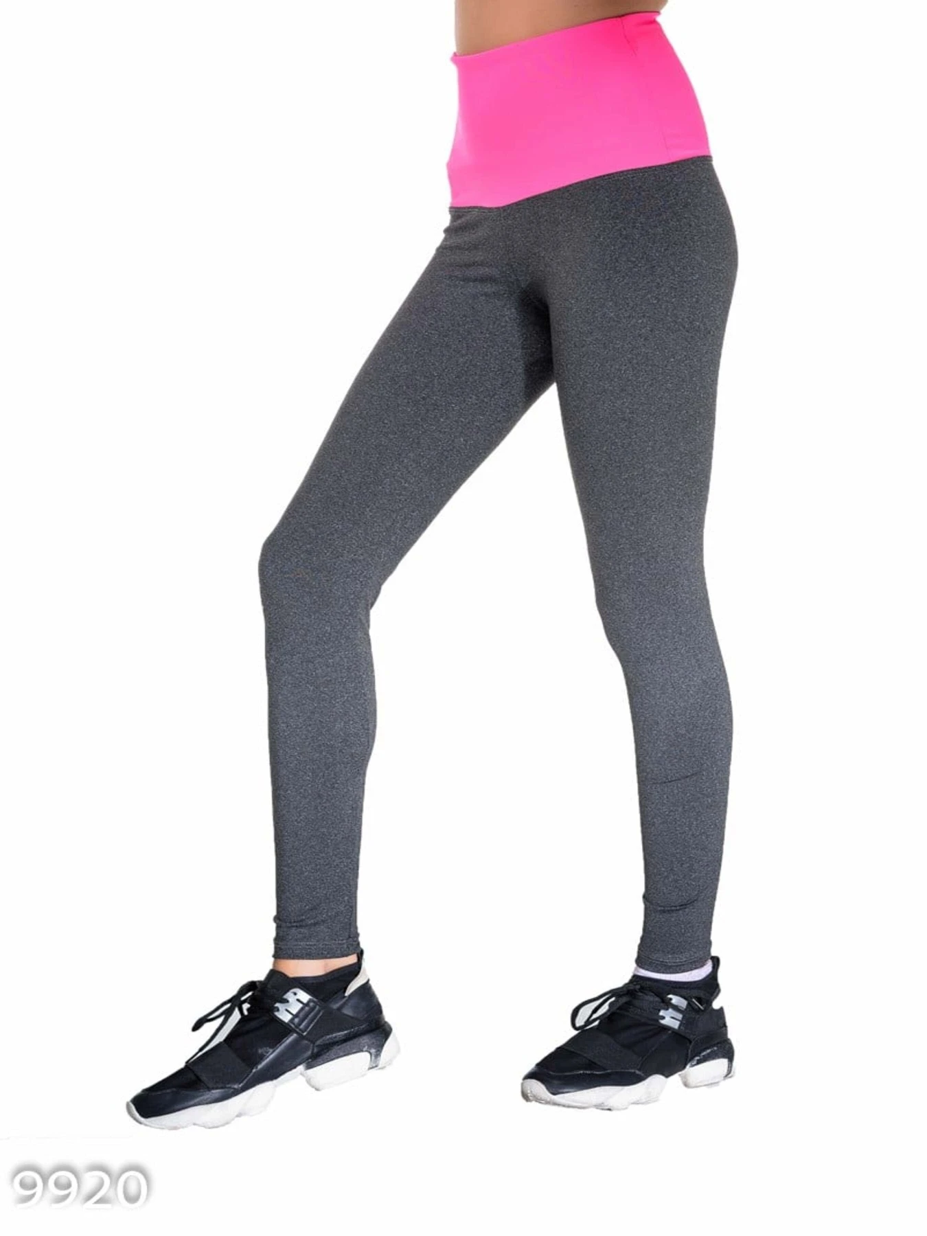 Брюки ISSA Plus модель 9920_greypink Фото