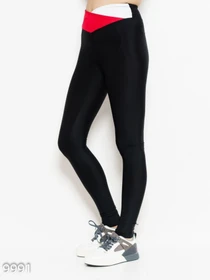 Брюки ISSA Plus модель 9991_blackred Фото