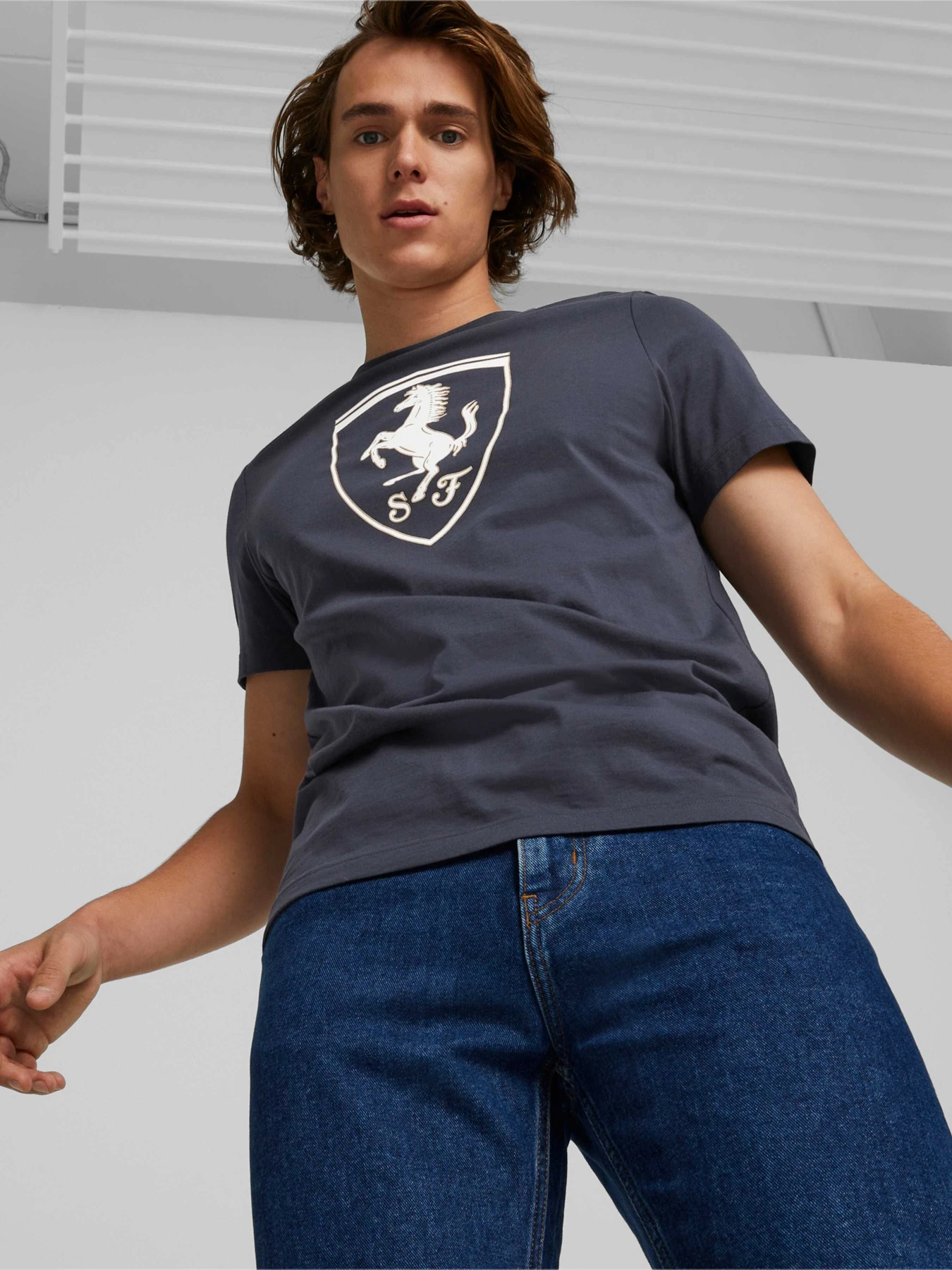 Футболки и поло PUMA Ferrari Race Big Shield Tee модель 537230 Фото