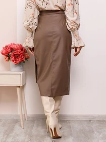 Юбки ISSA Plus модель 11278_beige Фото