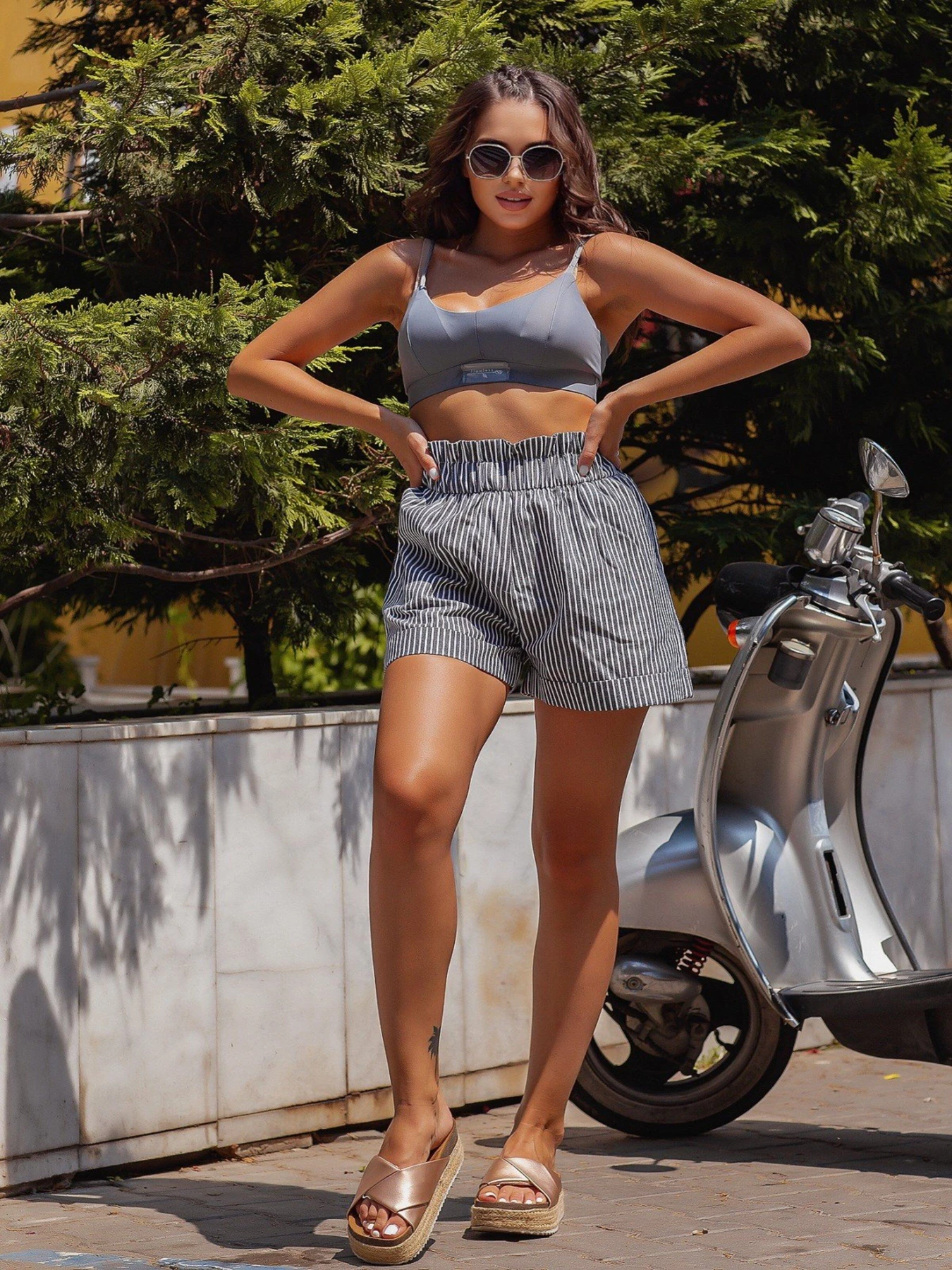 Шорти ISSA Plus модель 12820_grey. Шорти ISSA Plus модель 12820_grey. Фото