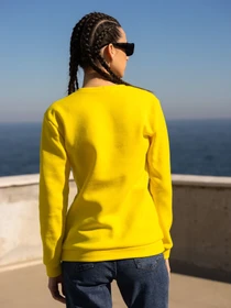 Худі та світшоти ISSA Plus модель 13599_yellow Фото