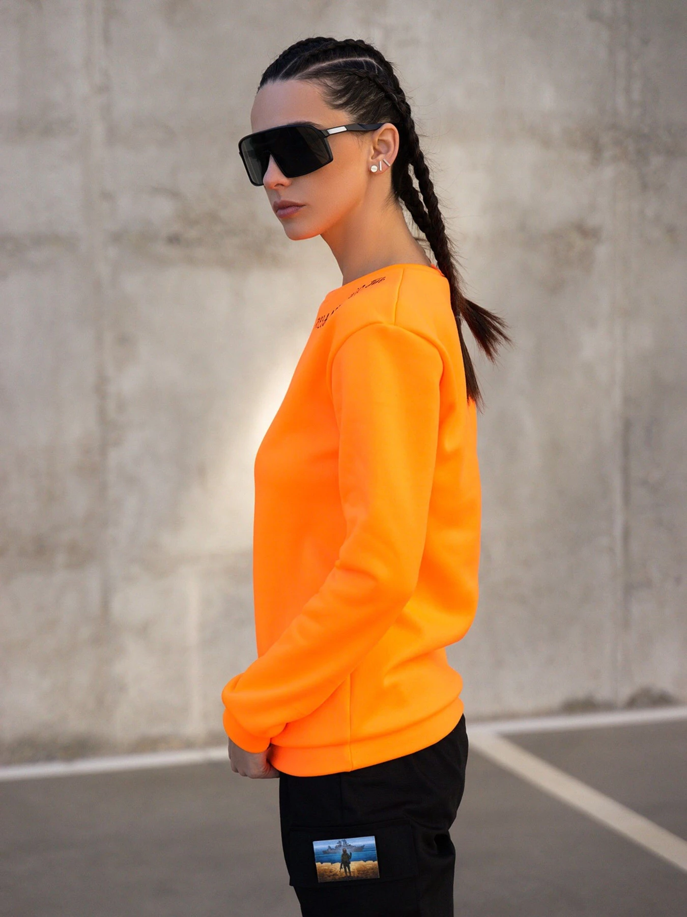 Худі та світшоти ISSA Plus модель 13599_orange Худі та світшоти ISSA Plus модель 13599_orange Фото