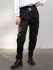 Брюки ISSA Plus модель 13596_black Фото