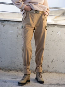Брюки ISSA Plus модель 13598_beige Фото