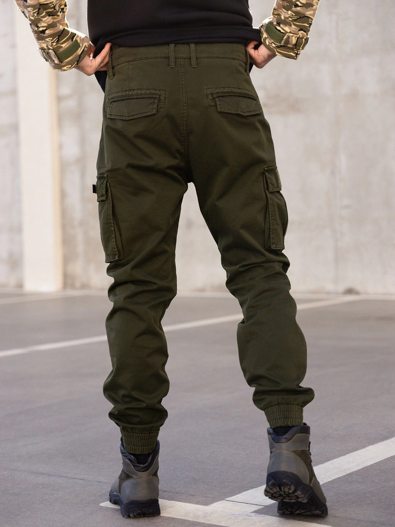 Брюки ISSA Plus модель GN-474_khaki Брюки ISSA Plus модель GN-474_khaki Фото