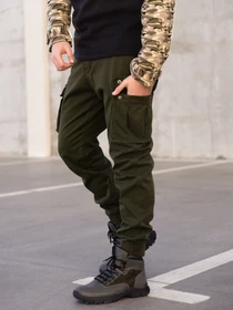 Брюки ISSA Plus модель GN-474_khaki Фото