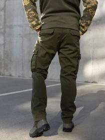 Брюки ISSA Plus модель GN-475_khaki Фото