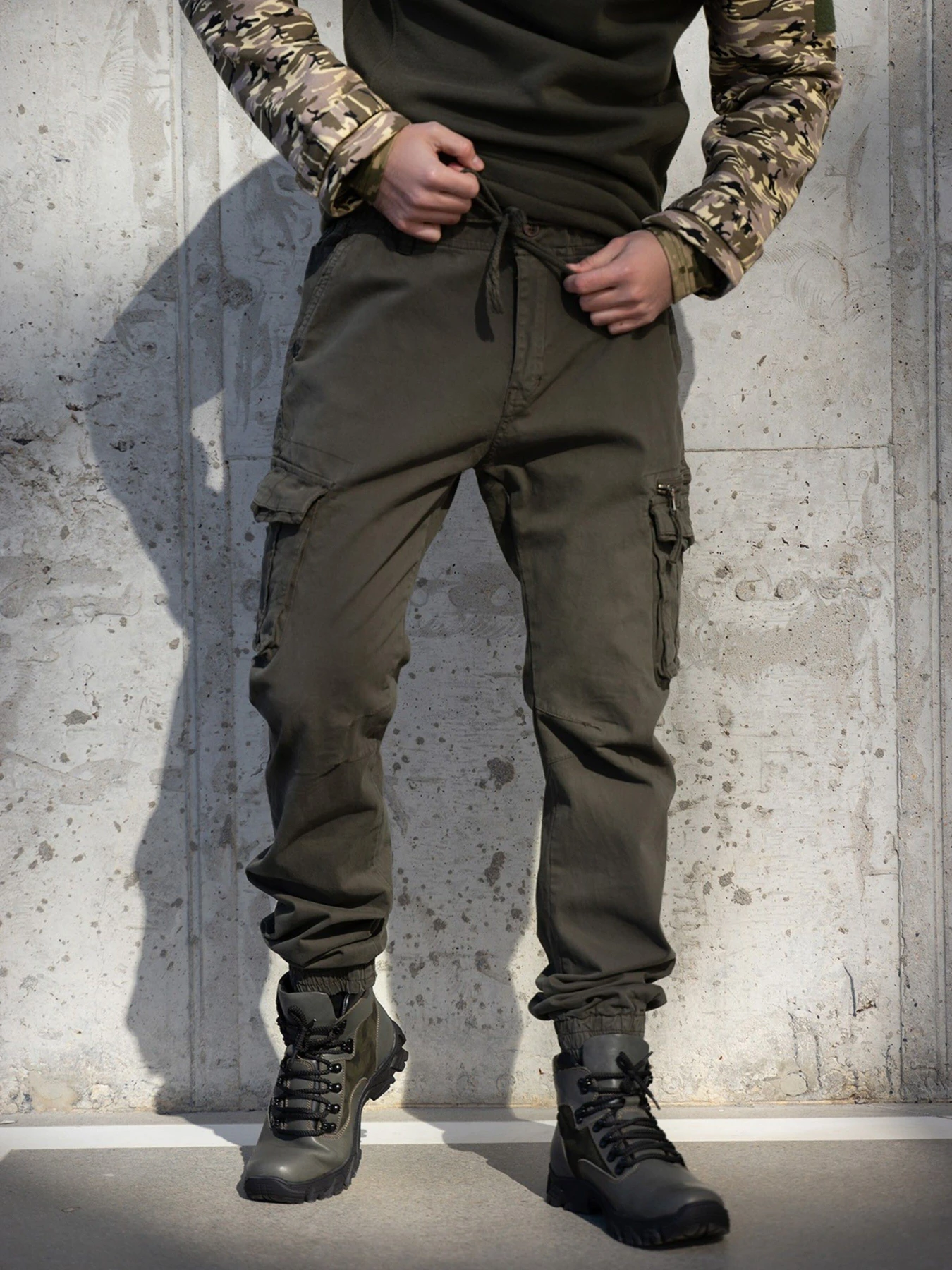 Брюки ISSA Plus модель GN-478_khaki Брюки ISSA Plus модель GN-478_khaki Фото