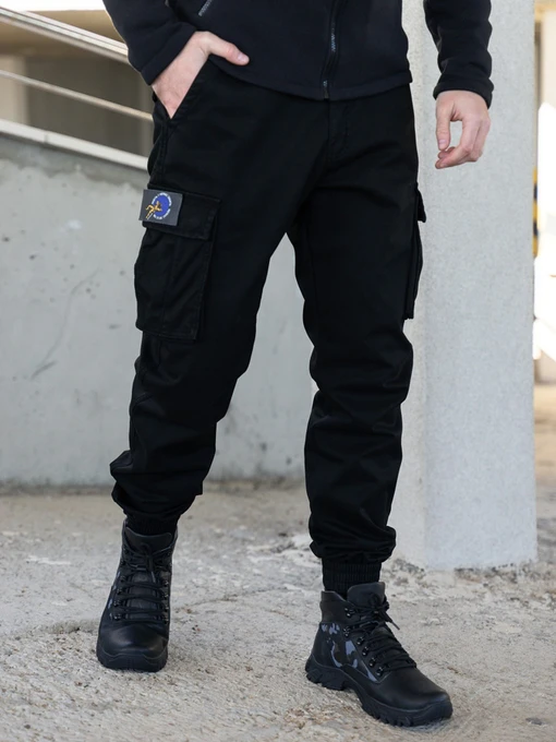 Брюки ISSA Plus модель GN-482_black Фото