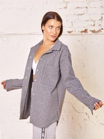 Рубашки ISSA Plus модель 12941_grey Фото