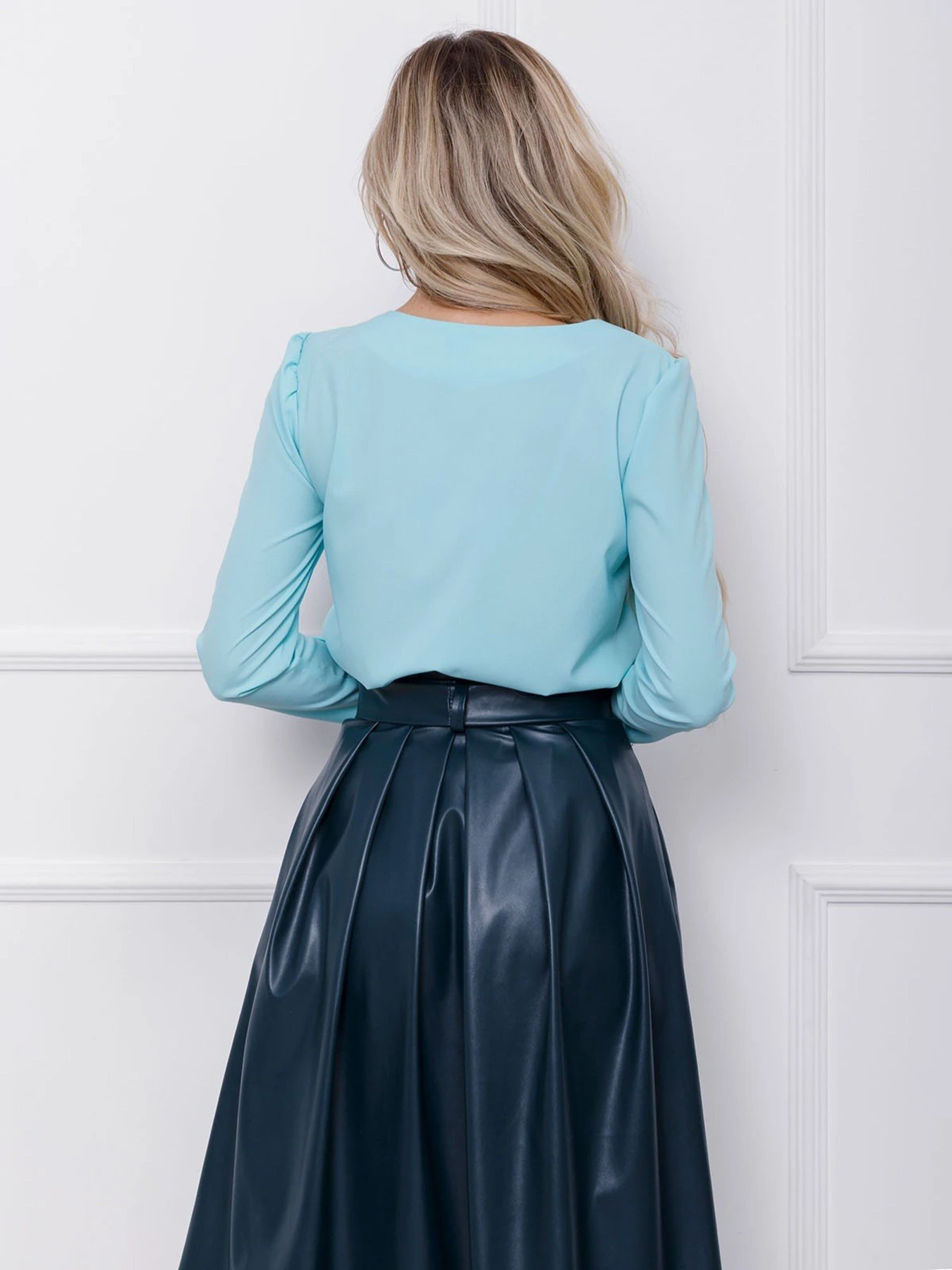 Рубашки ISSA Plus модель SA-136_blue Рубашки ISSA Plus модель SA-136_blue Фото