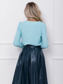 Рубашки ISSA Plus модель SA-136_blue Фото