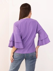 Рубашки ISSA Plus модель SA-153_purple Фото