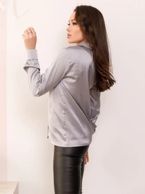 Рубашки ISSA Plus модель SA-154_grey Фото